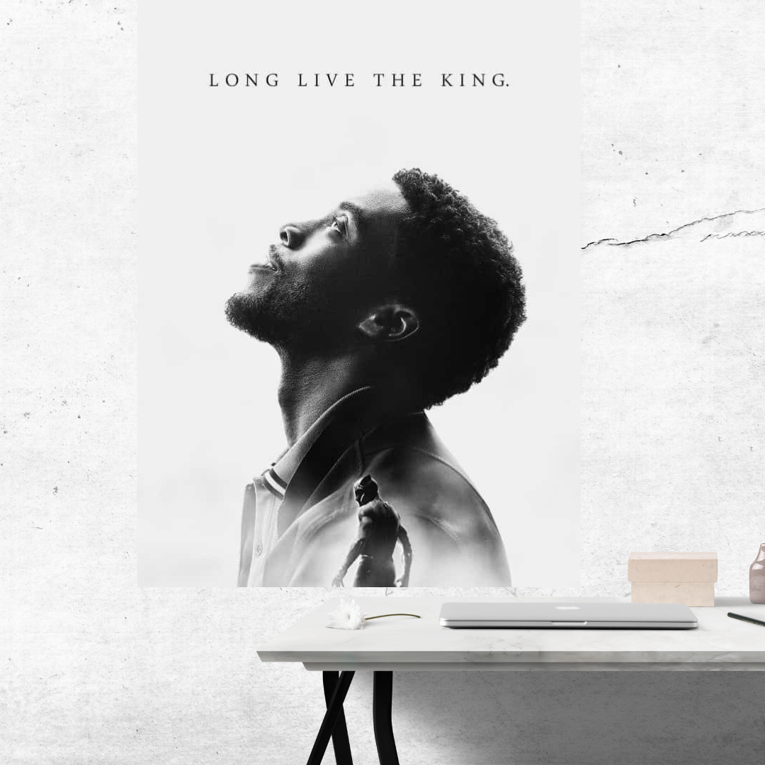 Black panther “Long Live The King” poster
