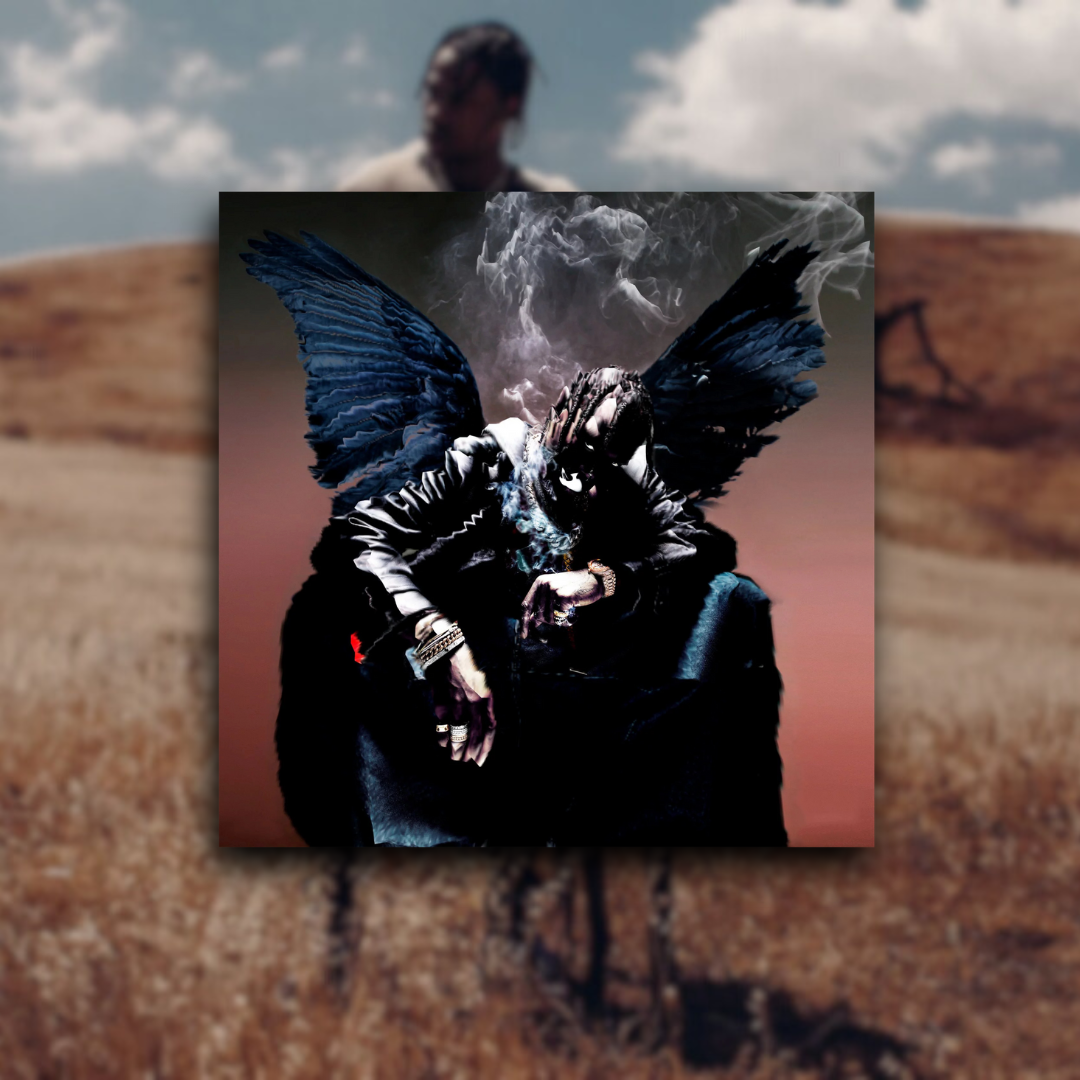 Birds in the Trapsing Mckinght-Travis Scott Album cover poster