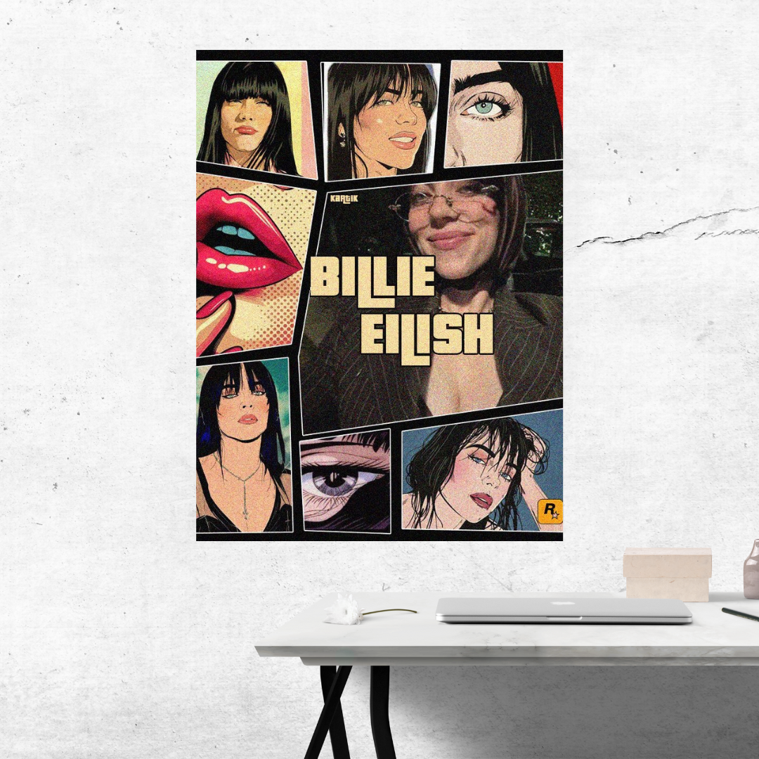 BILLIE EILISH “GTA Version” Poster