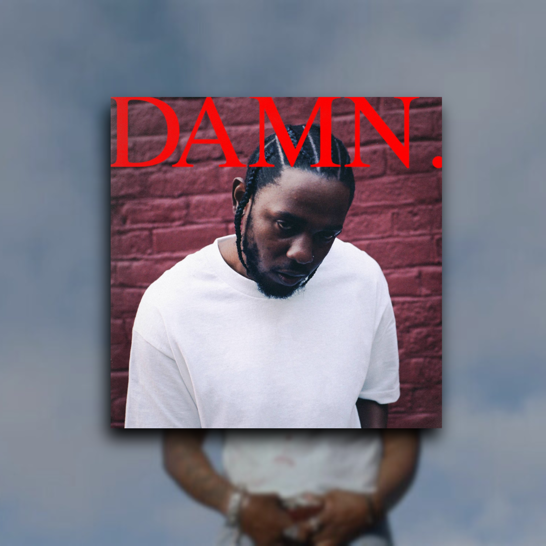 Damn.-Kendrick Lamar Album cover poster
