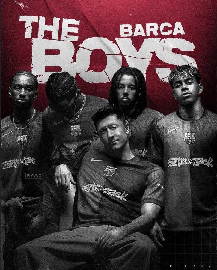 Barcelona squad “The barca boys” poster