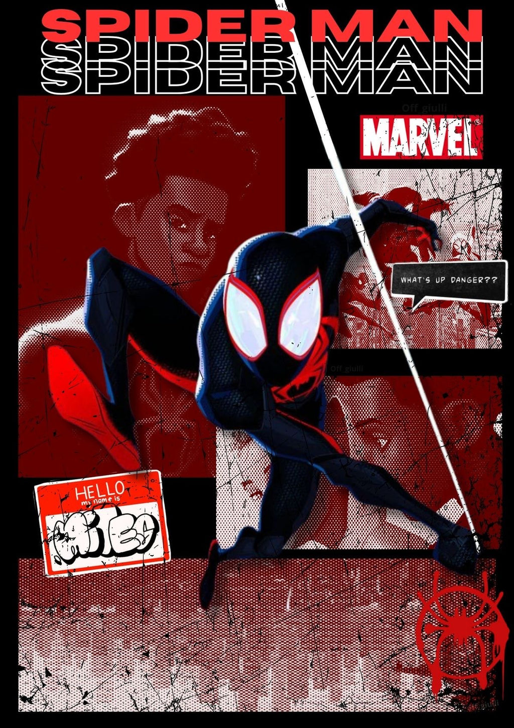 SPIDER-MAN “Into the spider verse” Movie poster