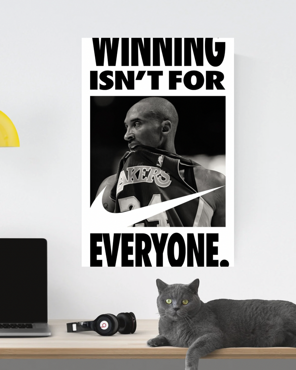 KOBE BRYANT “Winning isn’t for everyone” Motivational poster