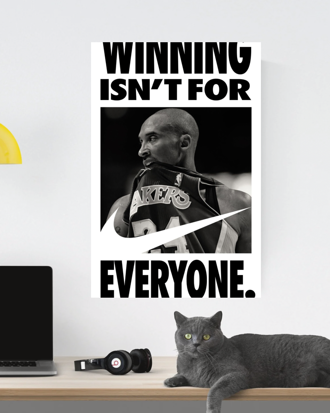 KOBE BRYANT “Winning isn’t for everyone” Motivational poster