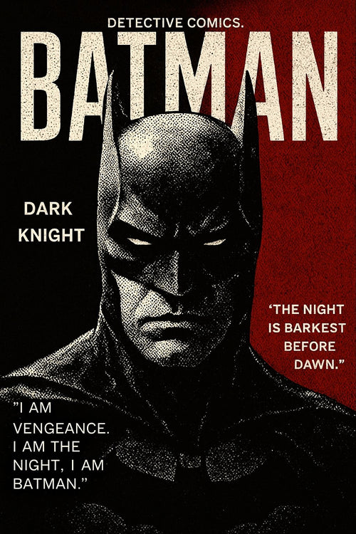 BATMAN “I Am the vengeance” poster