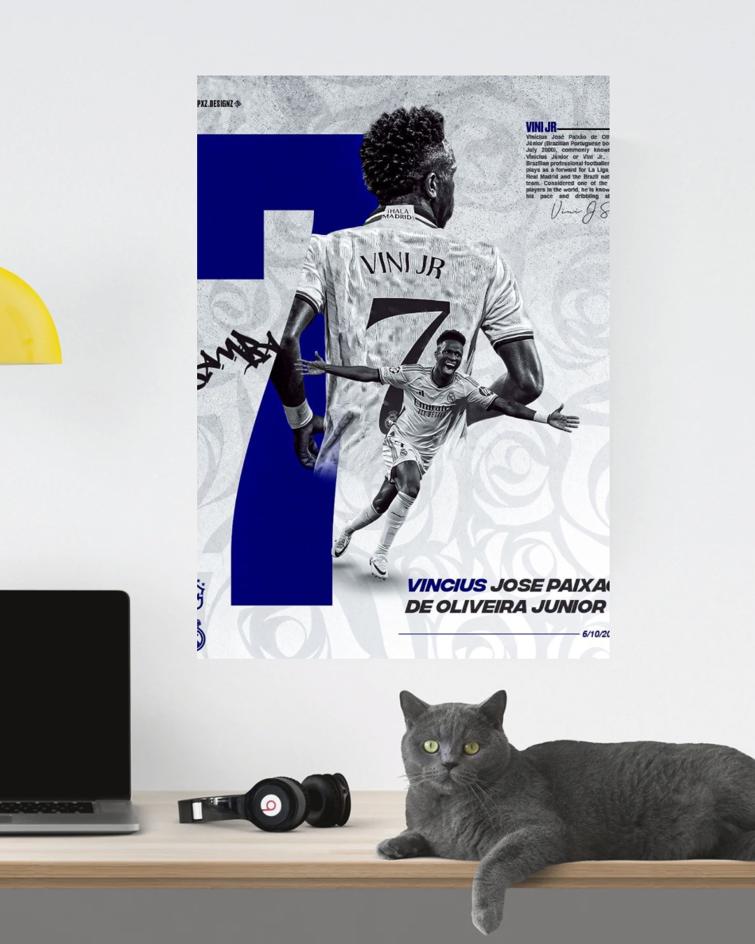VINICIUS .jr “Real madrid”poster