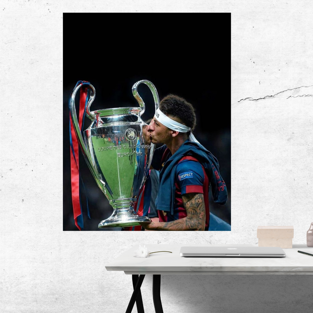 NEYMAR jr “Champions league” poster
