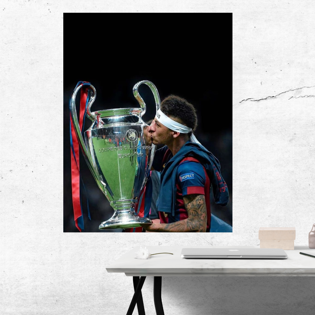NEYMAR jr “Champions league” poster