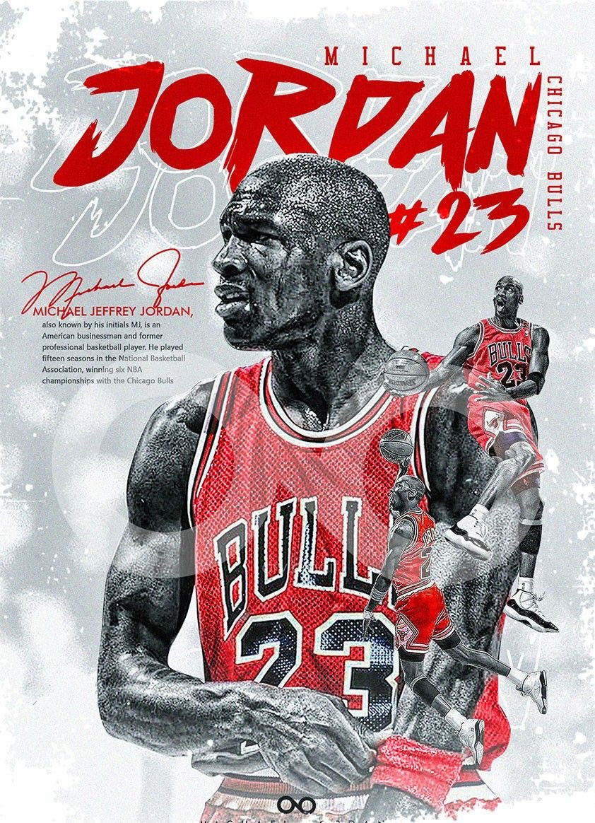 MICHAEL JORDAN “Chicago Bulls” poster