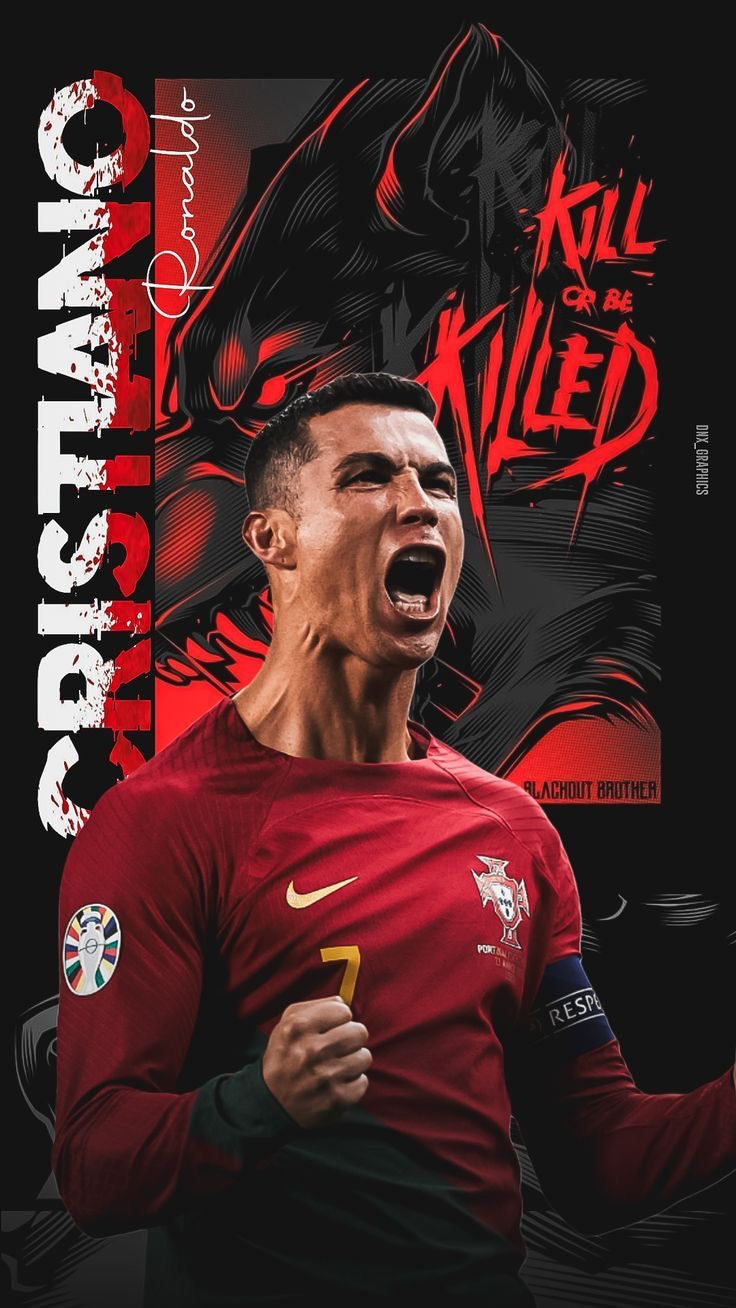 CRISTIANO RONALDO “kill or be killed” Motivational poster