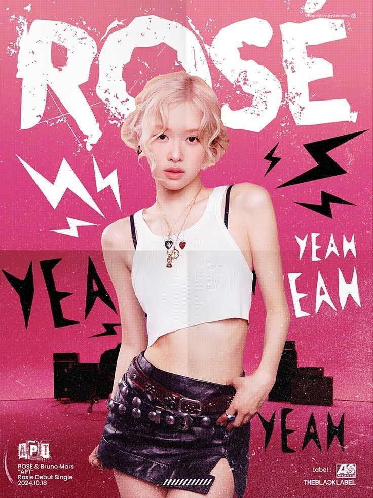ROSE “APT Album” poster