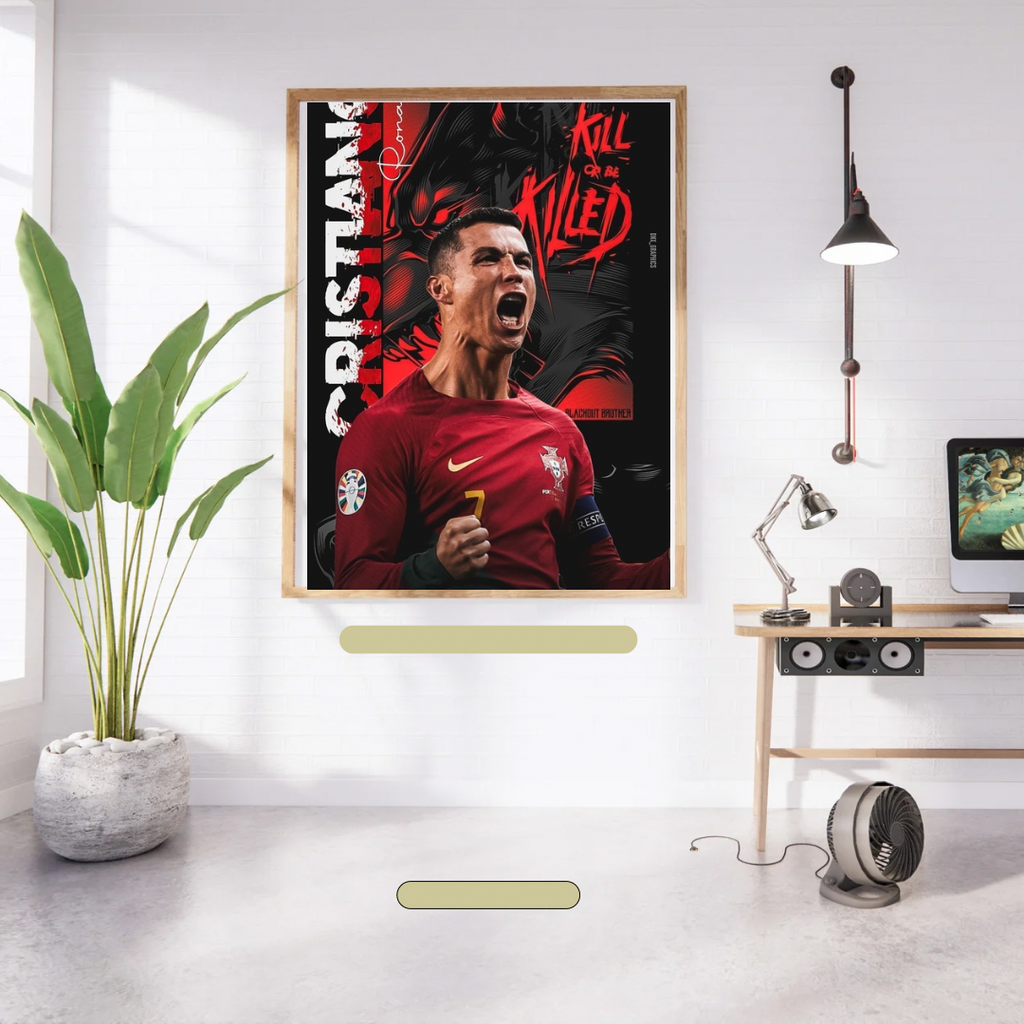 CRISTIANO RONALDO “kill or be killed” Motivational poster