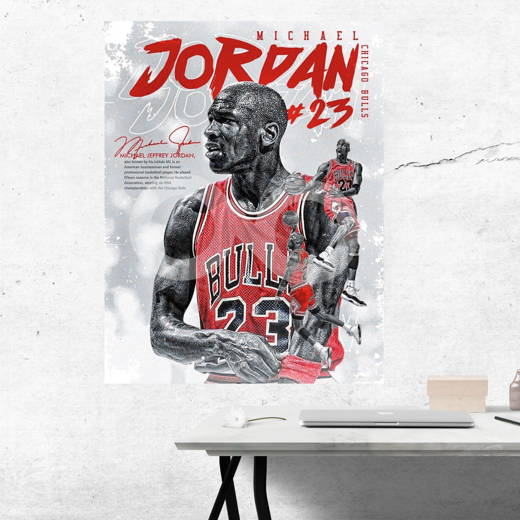 MICHAEL JORDAN “Chicago Bulls” poster