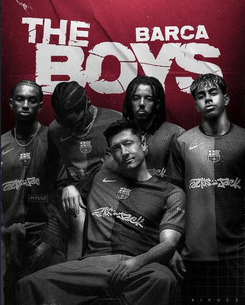 Barcelona squad “The barca boys” poster