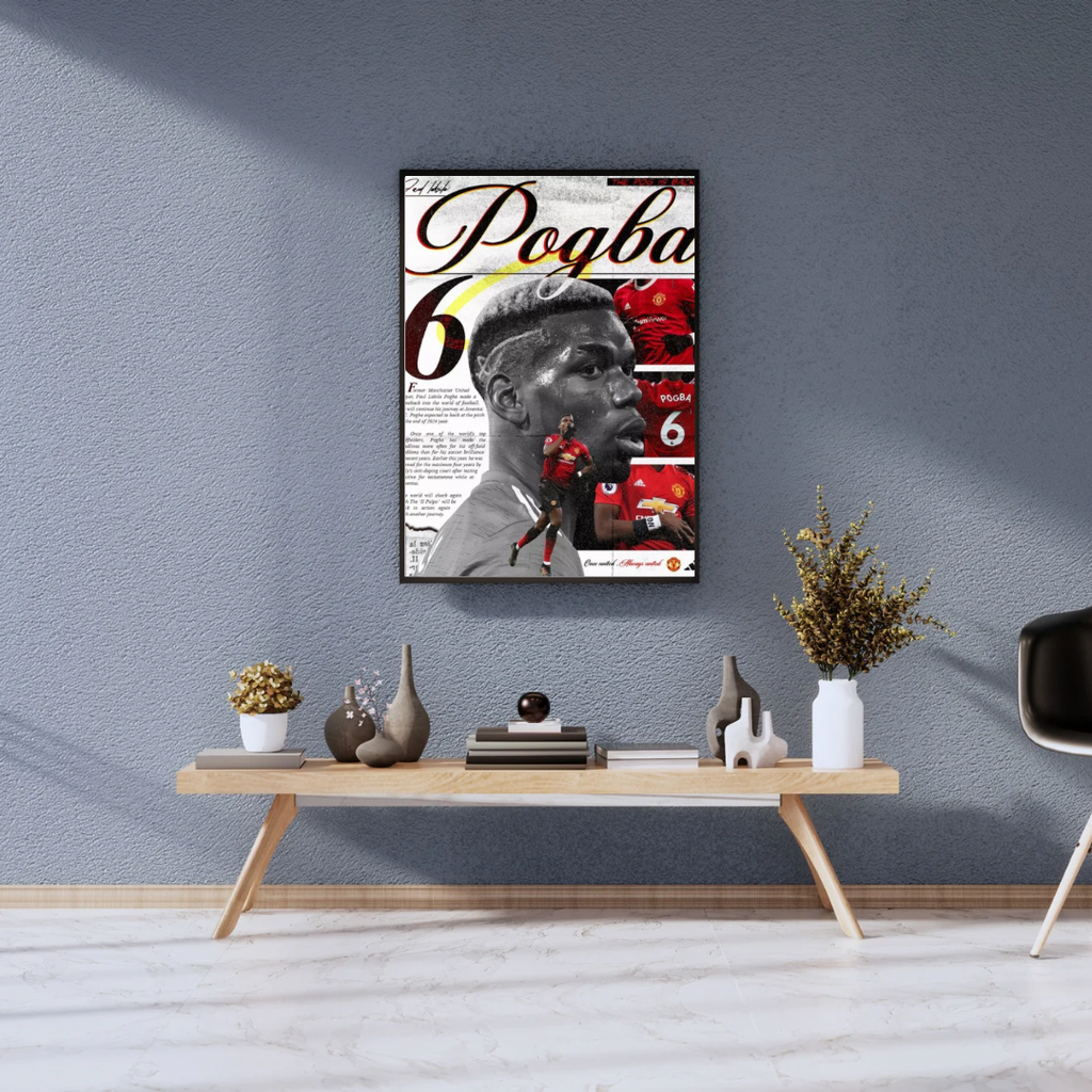Paul pogba 6 Manchester United epic poster