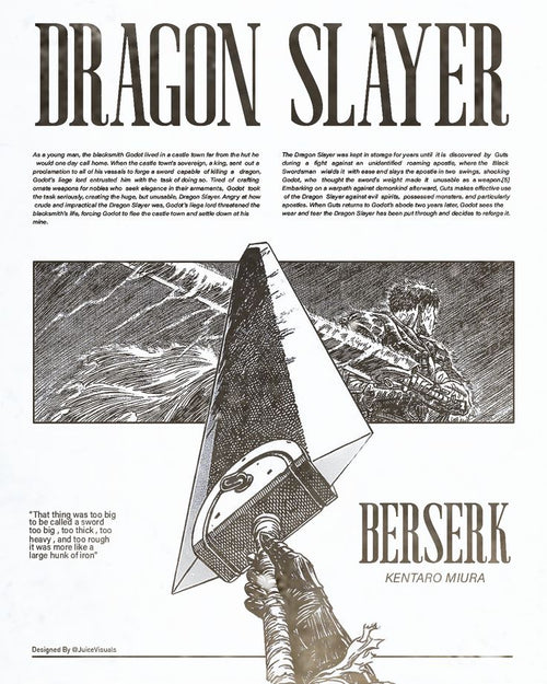 BERSERK -DRAGON SLAYER POSTER