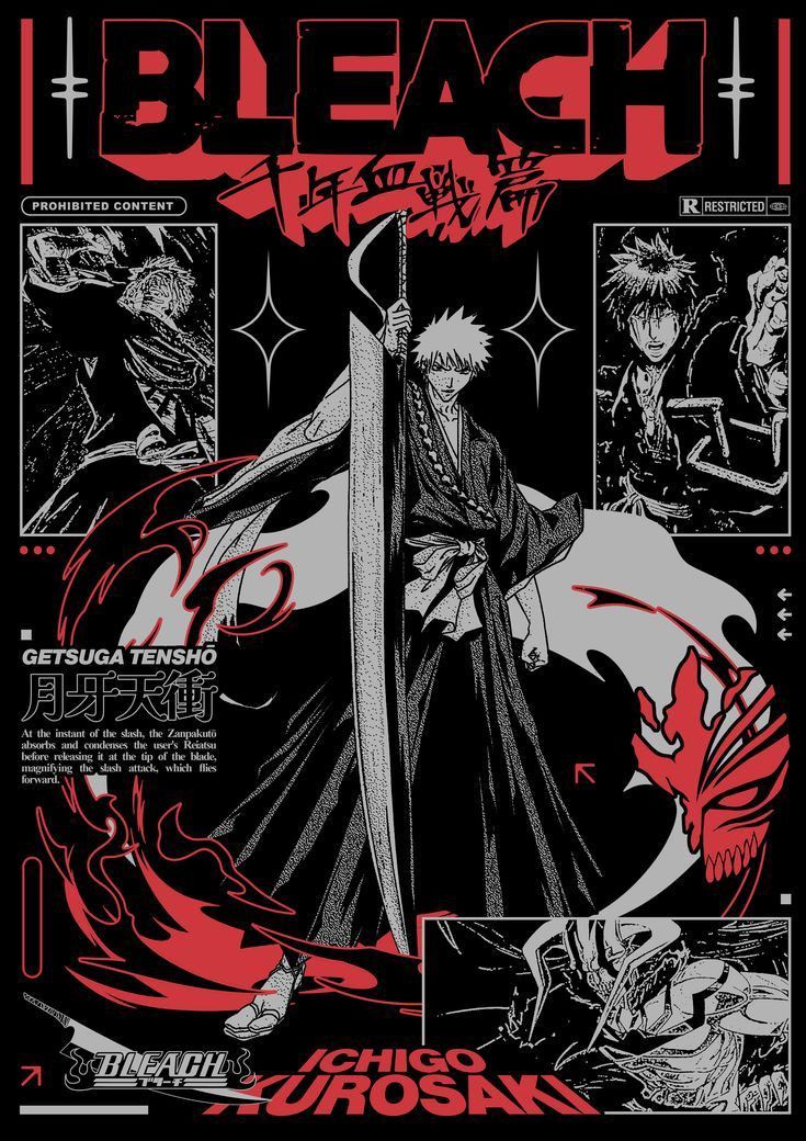 BLEACH-ICHIGO ANIME POSTER